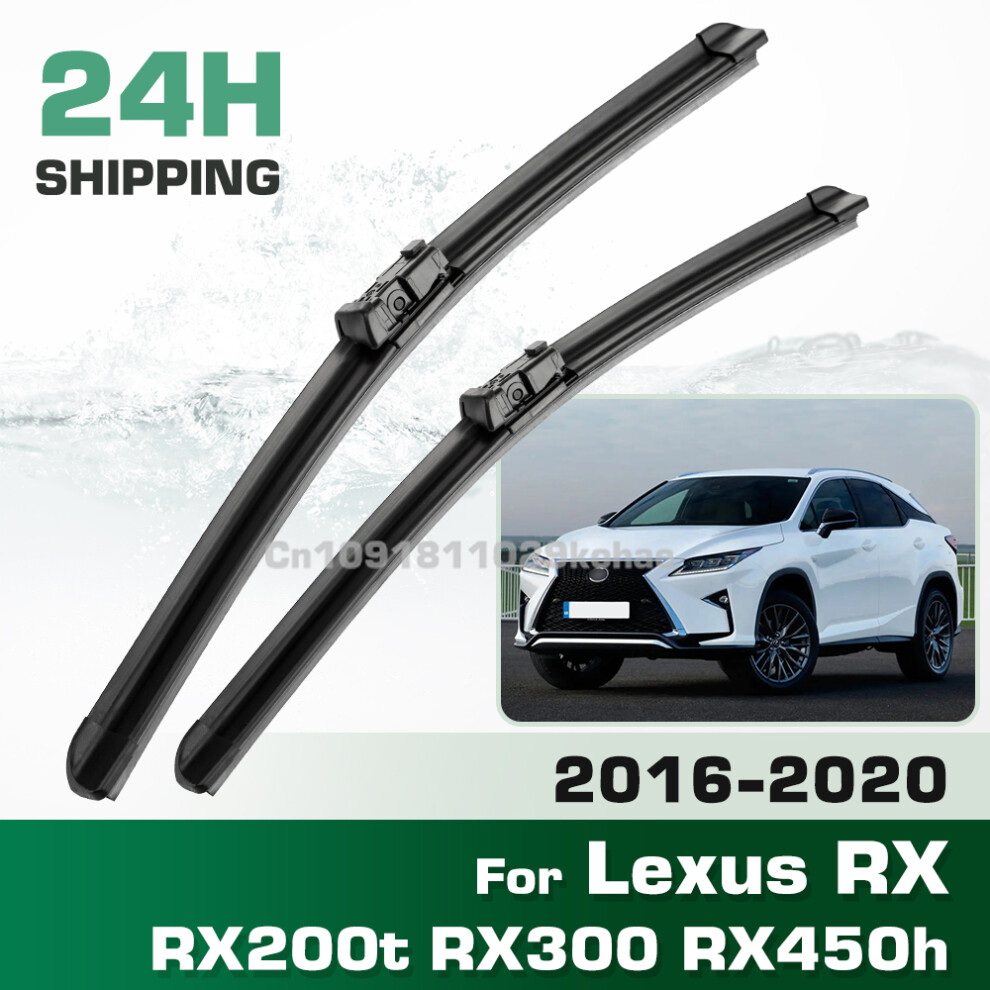 (Left Hand Drive) For Lexus Rx Rx200t Rx300 Rx450h 2016-2020 2017 2018 2019 Lhd&Rhd Front Wiper Blades Windshield Windscreen Window Brush 26" 20" 6935159272982