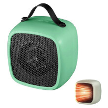 (Ausführung B) Mini-Tischheizgerät Typ B, 2 Heizstufen, einstellbar, tragbar, 500 W, elektrischer Raumheizer für Zuhause