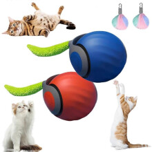 (Niebieski) Speedy Tail 2.0, zabawka dla kota Speedy Tail, interaktywna zabawka dla kota USB dla kotów domowych cs