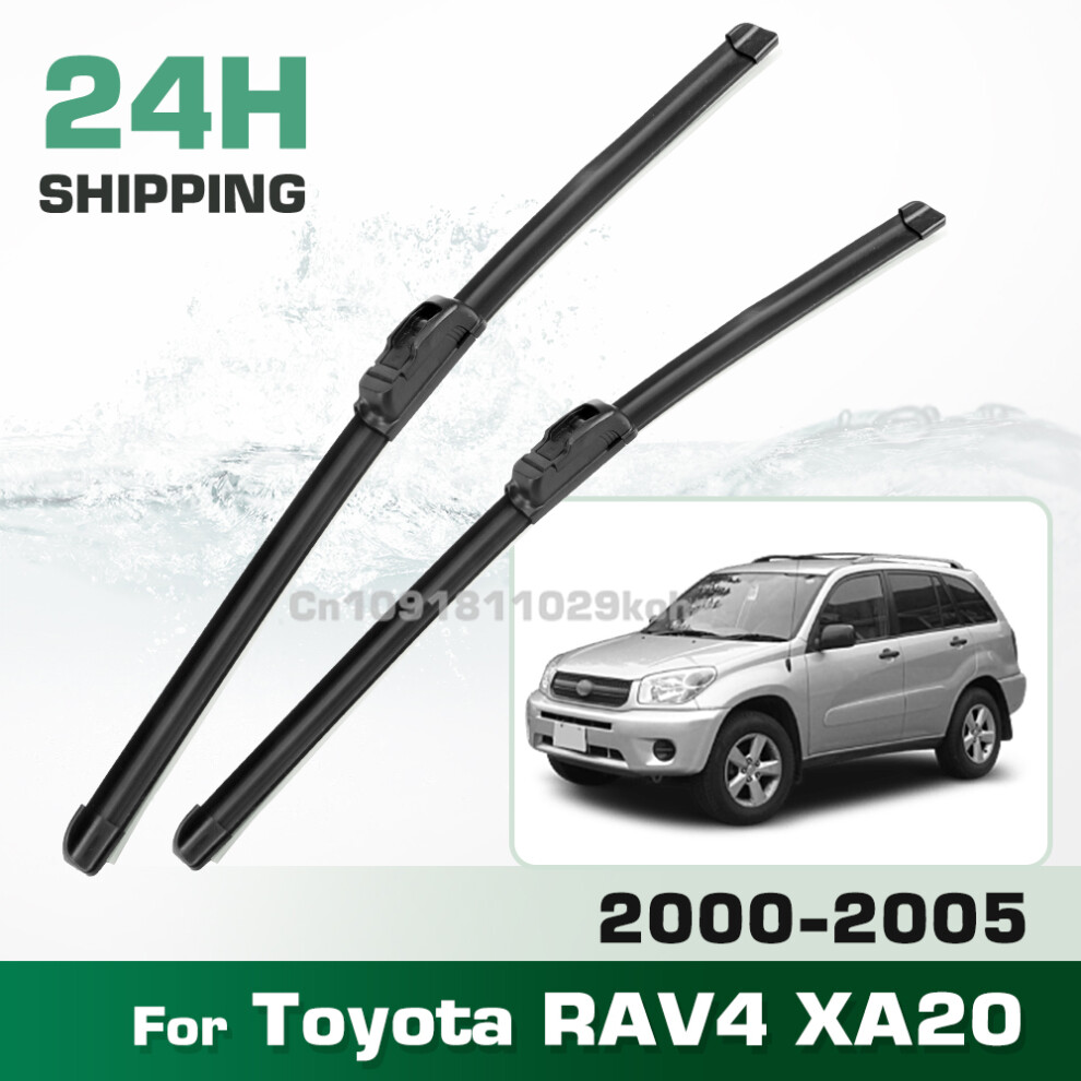 For Toyota Rav4 Xa20 2000-2005 2001 2002 2003 2004 Lhd&Rhd Front Wiper Blades Windshield Windscreen Window Brush 24" 19" 6935159270643