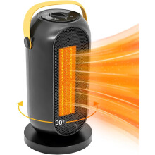 Ventilatorheizung, tragbare Raumheizung, 600/1200 W PTC-Elektroheizung, Kipp- und Überhitzungsschutz, energiesparend, sicher und leise für d