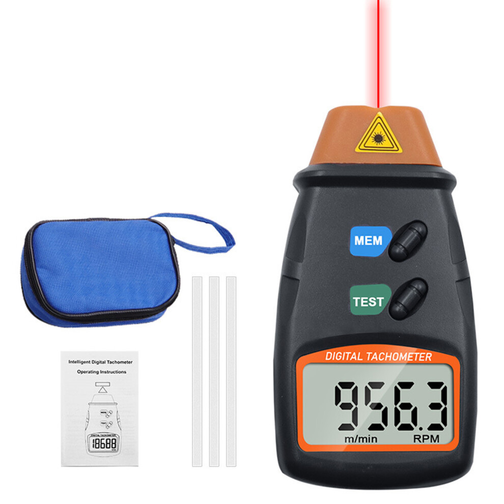 Digital Tachometer 2.5-99999Rpm Non-Contact With Led Display 4021357467595