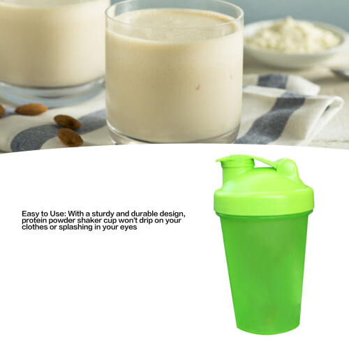 500ml grüner PP-Shaker mit Edelstahlkugel zum Proteinmischen 2
