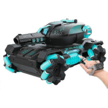 (blau – Drei Batterien, 105 Minuten Laufzeit) Gestengesteuertes ferngesteuertes Panzerauto, Spielzeug für Erwachsene und Jugendliche, Gebur