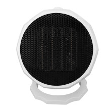 (Weiß) Mini-Heizlüfter, tragbar, elektrisch, energiesparend, verstellbar, für Zuhause, Büro, Studentenwohnheim, Schlafzimmer (UK-Stecker)