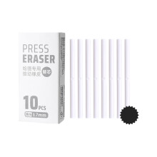 Precisies Tip Intrekbare gum Pen-rubber vulling ronde kop