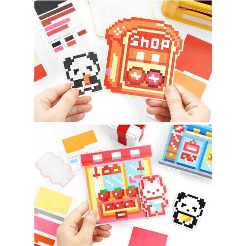 Herbruikbare sticker van synthetisch papier-4 2
