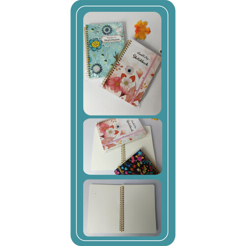 Twin Coil Binding Sketchbook 64 vellen dik papier-803 1