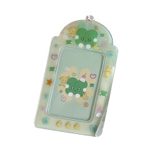 Kaarthoes met dierenthema 3 inch PVC-fotokaartbeschermer voor-1