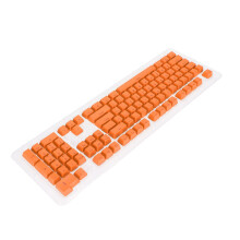 PBT 106-Tasten Orange Lichtdurchlässige OEM-Höhe Individuell gestaltete Tastenkappen