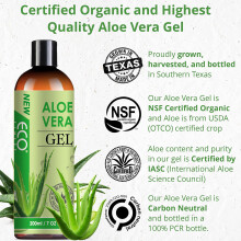 Aloe vera dot gel 200g fuktighetscreme, fuktighetscreme, tynner akneflekker, reparasjon og beroligende gel etter sollys.