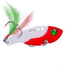 11 6cm VIB Lure For Bass Fishing With Weighted Deep-Diving Feature And High-Frequency Vibration Improves Lure Attraction