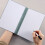 User Friendly Erasable Writing Board Memo Planner-Light blue 4
