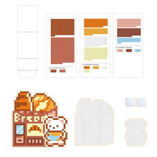 Safe Sticker Puzzle Handmade Creative Expression Sticker Set-5