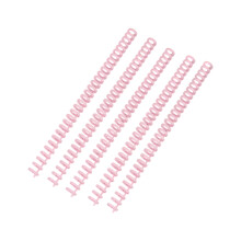 5Pcs 12mm Binding Comb 30 Rings Binding Coils Cuttable-Pink