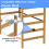Easy Installation Step Stool Fits Most College Dorm Bed-2PCS 5
