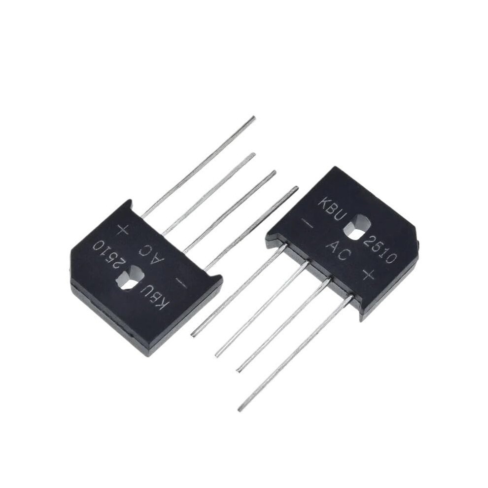 Kbu2510 5-Pack Diode Bridge Rectifier, 25A 1000V, Through-Hole Package 9354506657147