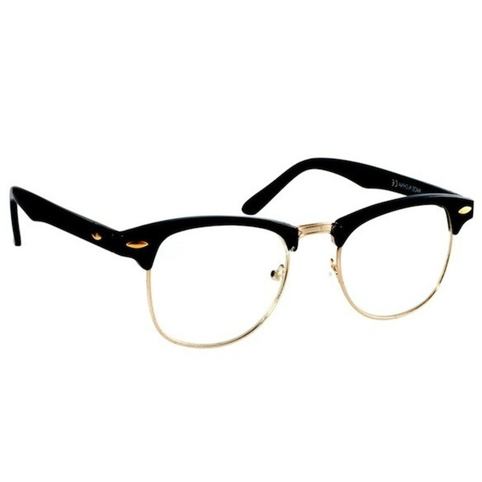 Reading Glasses Black +1.5 Retro Style