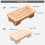 Wood Step Stool Multipurpose as Seat and-Log color Large size 4