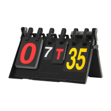 Table Scoreboard Flip Score Keeper Tabletop For Games Indoor Volleyball Plastic 2-Sided 12-Inch