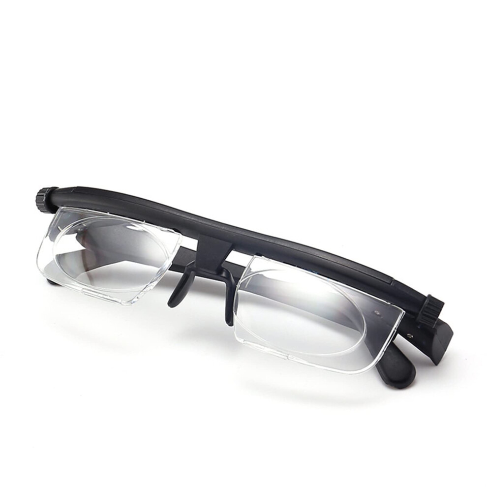 Adjustable Focus Glasses Near And Far Vision HD Zoom Reading Glasses -6D To +3D Diopters Variable Strength