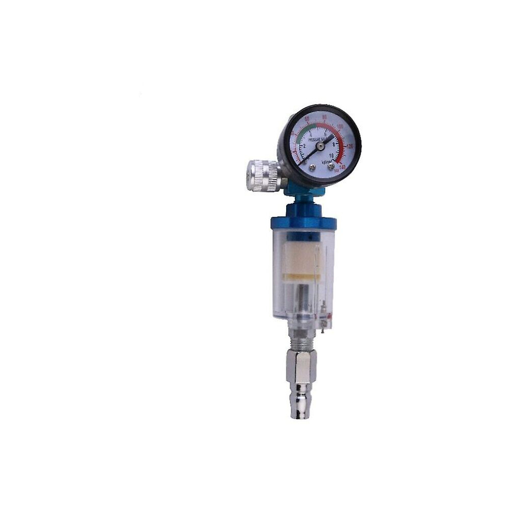 Kikidex (As Show, One Size) Pneumatic Spray Gun With Pressure Regulator + Oil Separator Filter Separator Tool