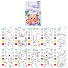Livre de papier à dessin adapté aux voyages pour enfants,-UN