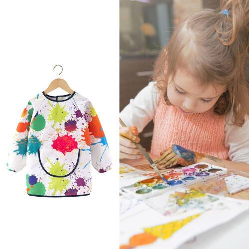 Tabliers de peinture d'enfants de blouses-rayure 18 yards 2