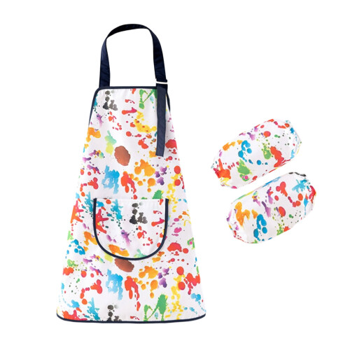 Tablier d'art réutilisable pour enfants,-Spots 17 mètres