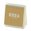 Calendrier de bureau 2026 à double bobine, calendrier de-brun 1