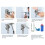 Cintre de plafond industriel avec guide d'installation, support 7