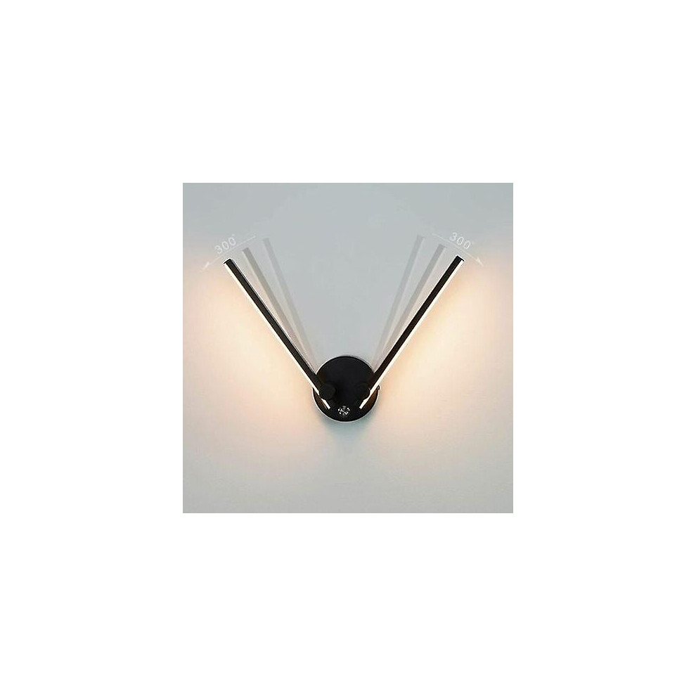 Kikidex (As Show, One Size) Bathroom Wall Sconce With Switch, 2 Bulbs, 12W, Led For 73Cm Bathroom Mirror, Double Led Light, 300 Adjustable Arm