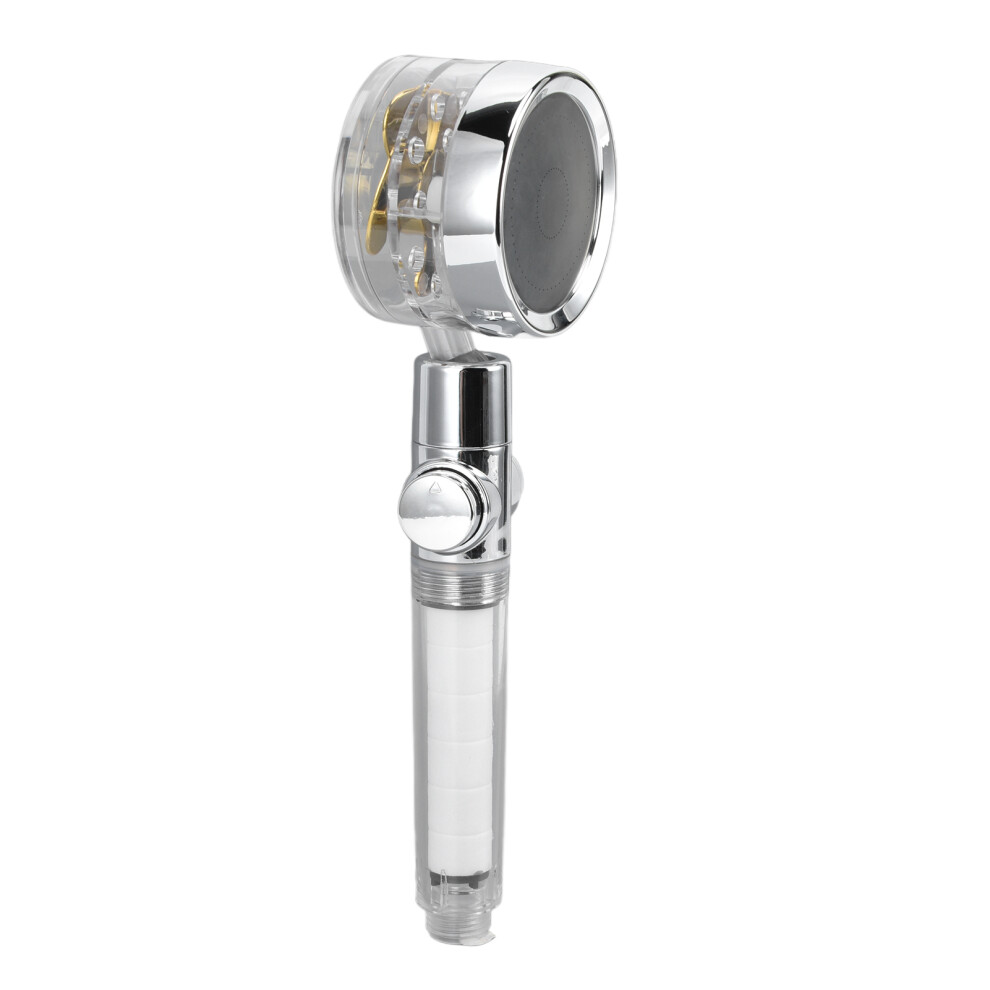 360 Rotating Handheld Shower Head With Turbo Boost For Low Pressure 4611357472080