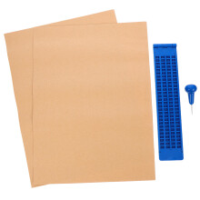 1Set Duurzaam Plastic Braille Schrijfbord Voor Blinden Met Stylus