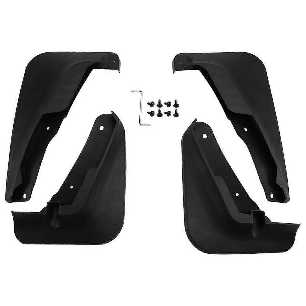 Kikidex (As Show, One Size) 4Pcs Mudguards For Ex30 2024 Mud Flaps Splash Guards Mud Flaps Front Rear Car Protection Accessorie