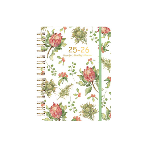 Minimalistisches englisches Wochenkalender-Notizbuch mit-20