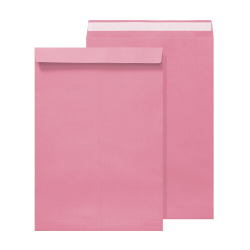 50 Stück versiegelte Umschläge, 32 x 22,9 cm,-Rosa