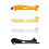 4 Stück Fun Animal Theme Double Purpose Marker King Metall 1