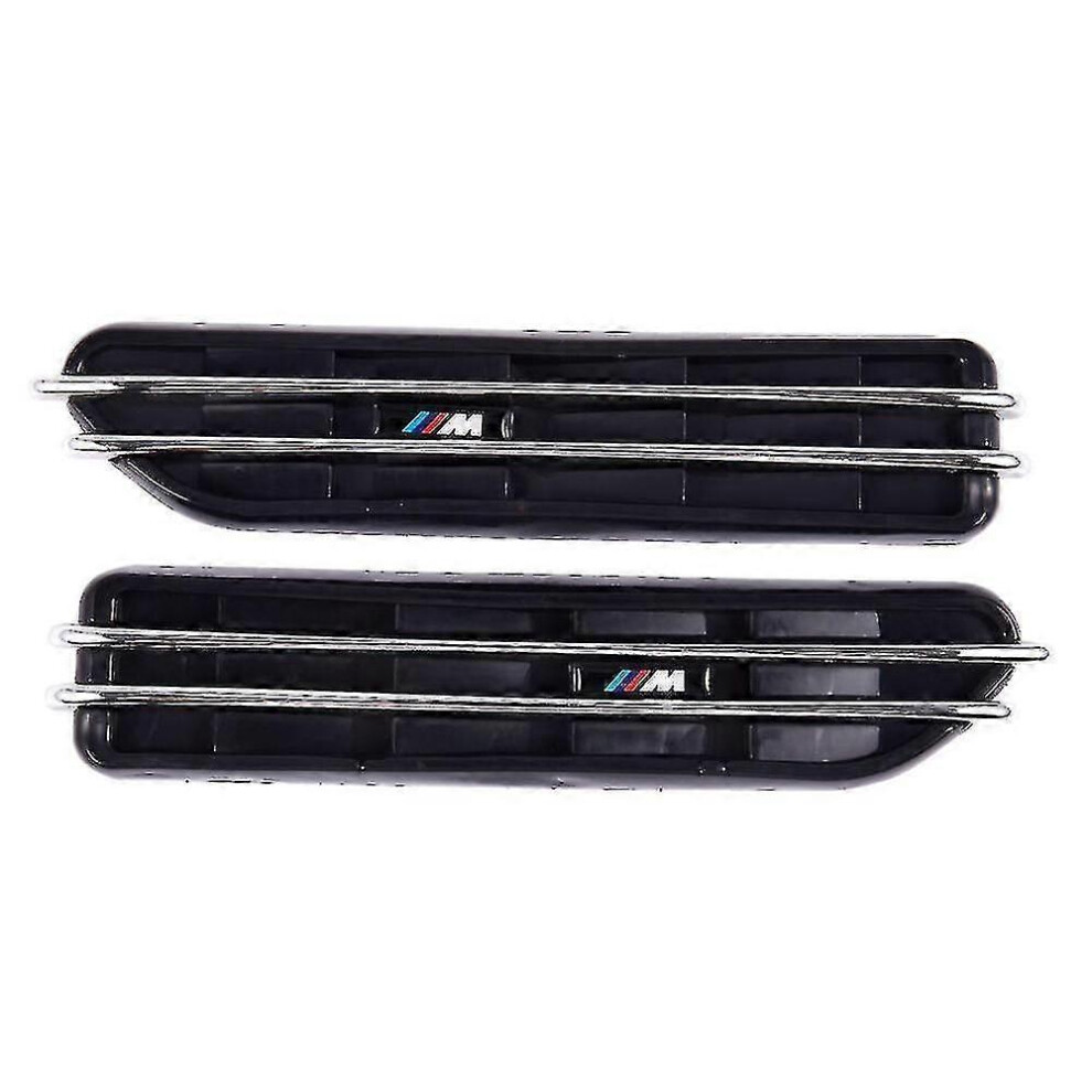 Kikidex (As Show, One Size) Flow Side Vents Mesh Sticker Grille For E60 M5 E61 E39 E90 M3 E46 Black