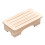 Fußstützenhocker, solide-Log-Farbe. Große Größe 1