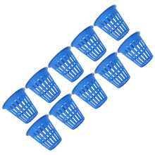 10 pezzi Cestini di coltivazione idroponica 5,5x5x3 cm Blu