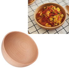 Kleine hölzerne Buchen-Servierschale 12,5 cm für Obst, Snacks, Saucen, Pasta und Reis
