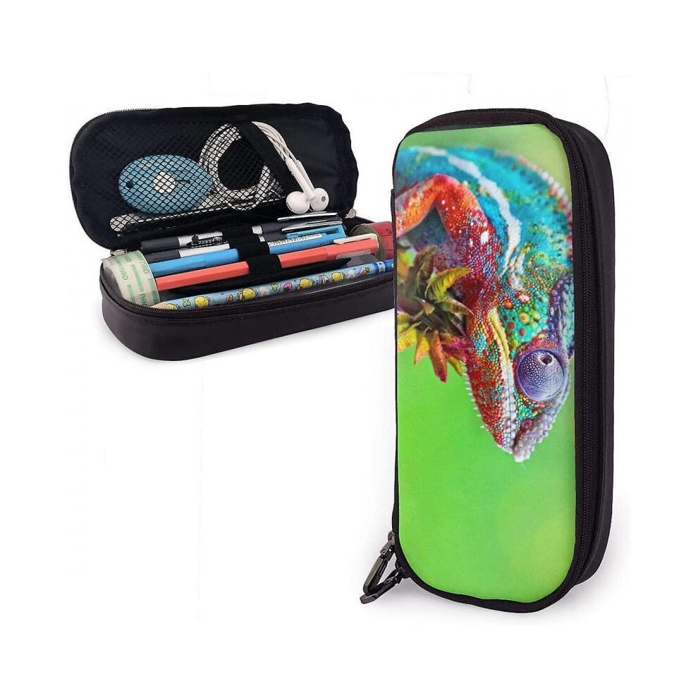 Colorful Chameleon Pencil Case Large Capacity Pencil Bag Pouch54647-image
