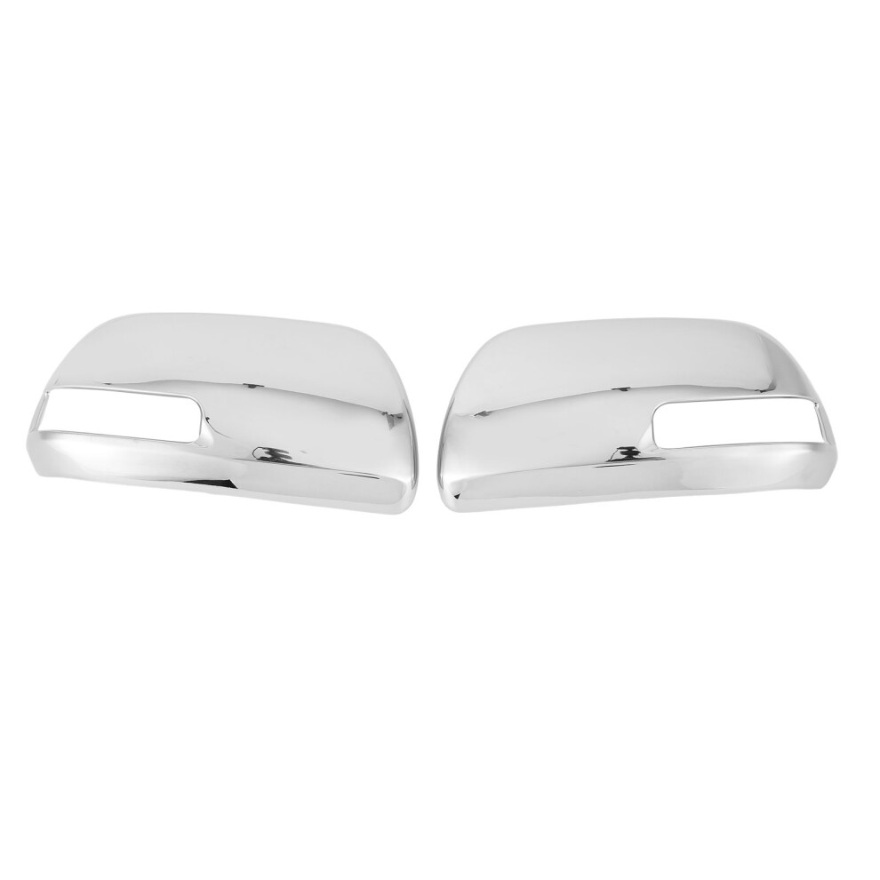 Pair Abs Mirror Cover Set For Estima Acr50 Vellfire Voxy Silver 7901357473956