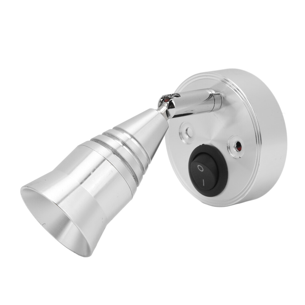 Led Rv Reading 12V 3W Alloy With Switch, 15Cm Line Light/Silver 9481357473920