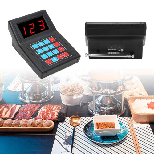 Restaurant Pager System 1000m Range 433MHz SU-668S/669S