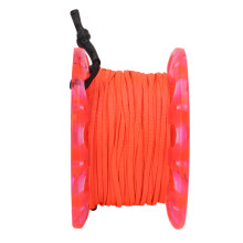 30m Orange Finger Reel Diving Spool with Steel Clip for Underwater Exploration