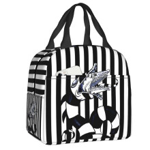 (22x20x10cm  9x8x4in, 9) Tim Burton Horror Movie Thermal Insulated Lunch Bag Women Halloween Beetlejuice Resuable Lunch Tote Box For School Food Bags