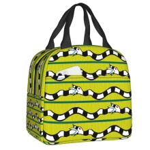 (22x20x10cm  9x8x4in, 11) Tim Burton Horror Movie Thermal Insulated Lunch Bag Women Halloween Beetlejuice Resuable Lunch Tote Box For School Food Bags