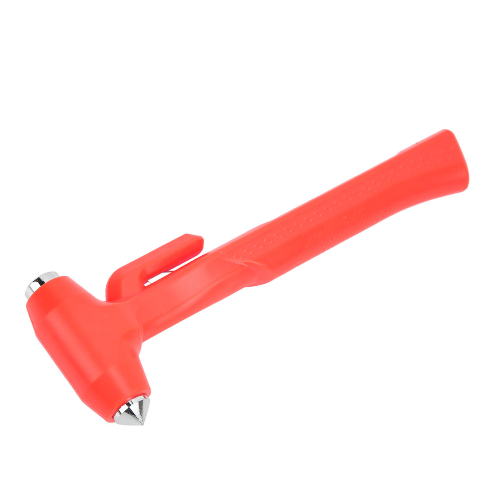 Car Safety Hammer With Belt Cutter & Glass Breaker, 230X80mm Red 7901357476117